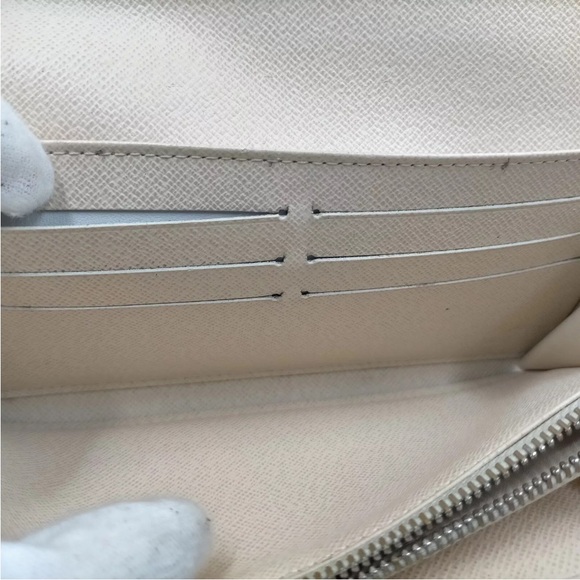Louis Vuitton LV Long Wallet Portefeuille Sarah White Damier Azur - Picture 7 of 9